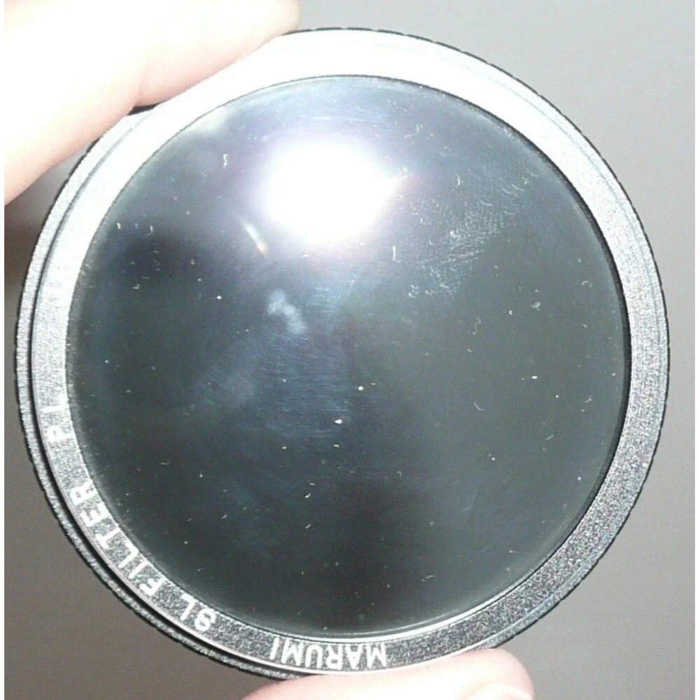 Lot 2 Marumi SL Camera Lens Filter M&M Blue Spot & Polorizor Japan